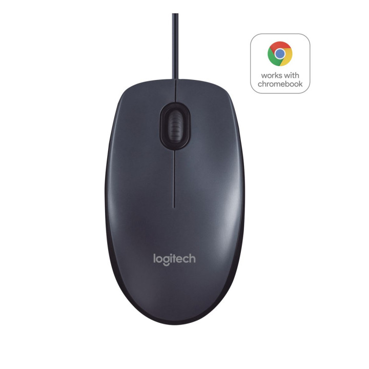 LOGITECH B100 OPTICAL USB MOUSE FOR BUS - BLACK - BLK BOX